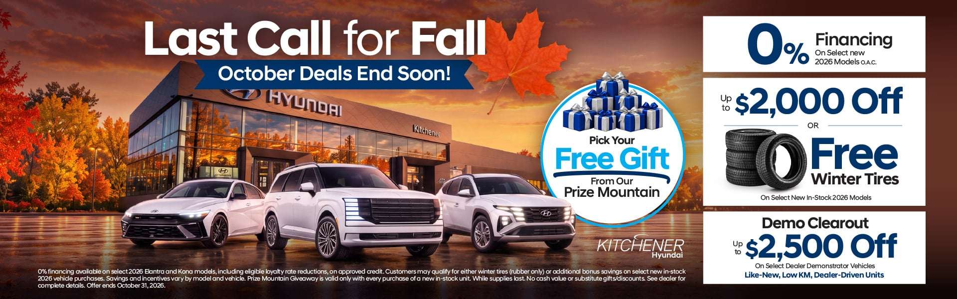 Last Call for Fall October Deals End Soon!
