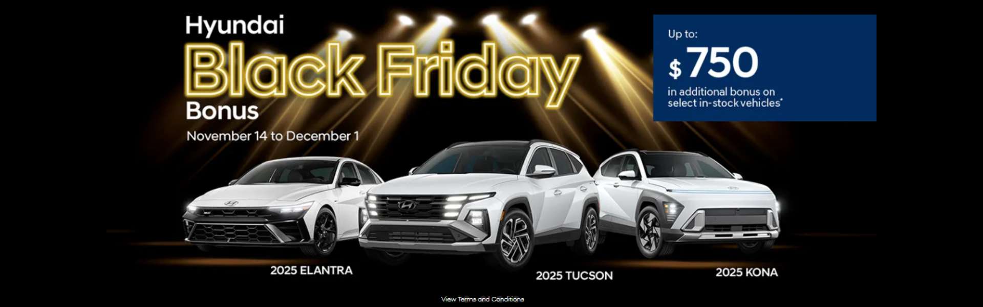 Hyundai Black Friday Bonus