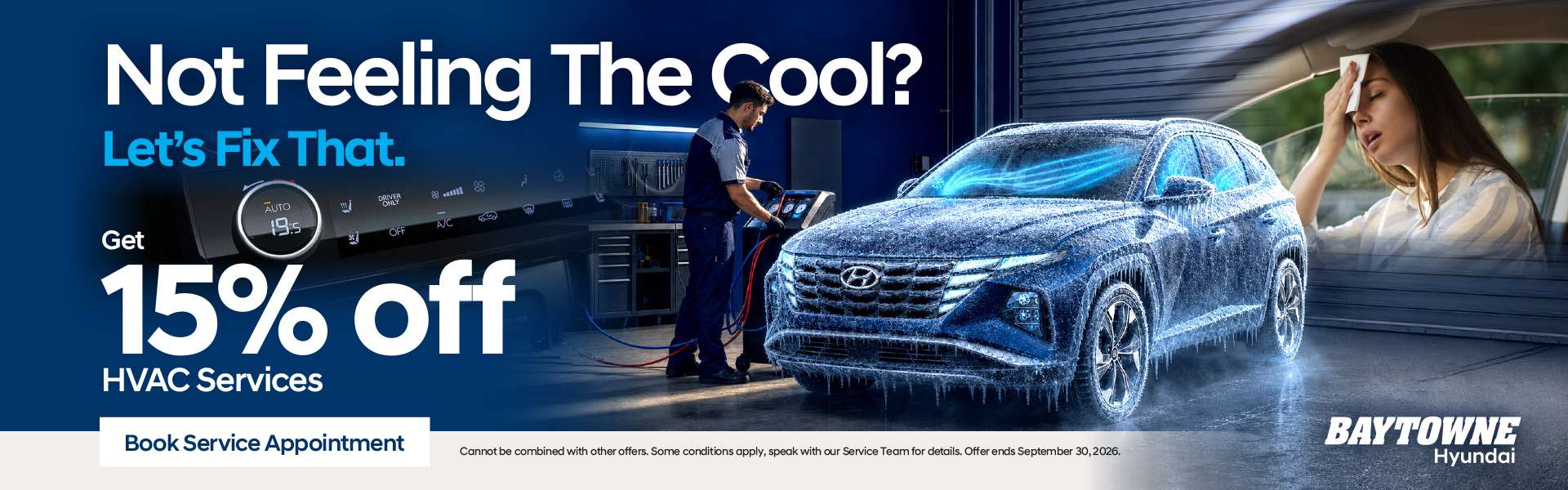 Not Feeling The Cool? Let's Fix That. Get 15% Off HVAC Services
