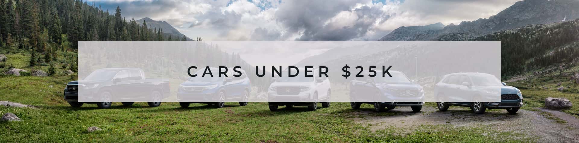 Cars under $25K