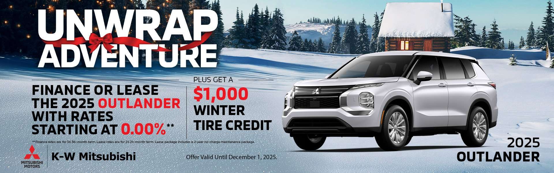 November Outlander Offer