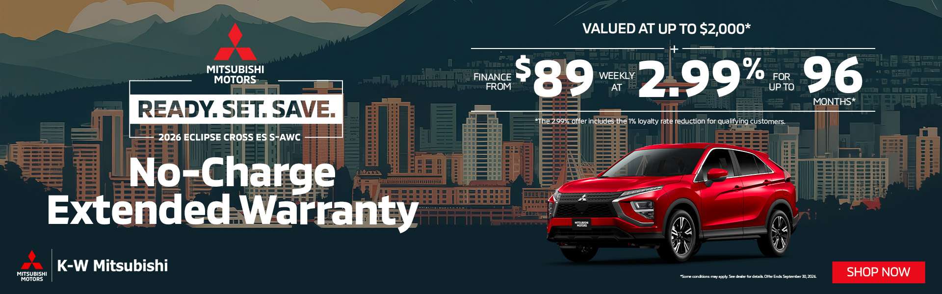 September Eclipse Cross Offer