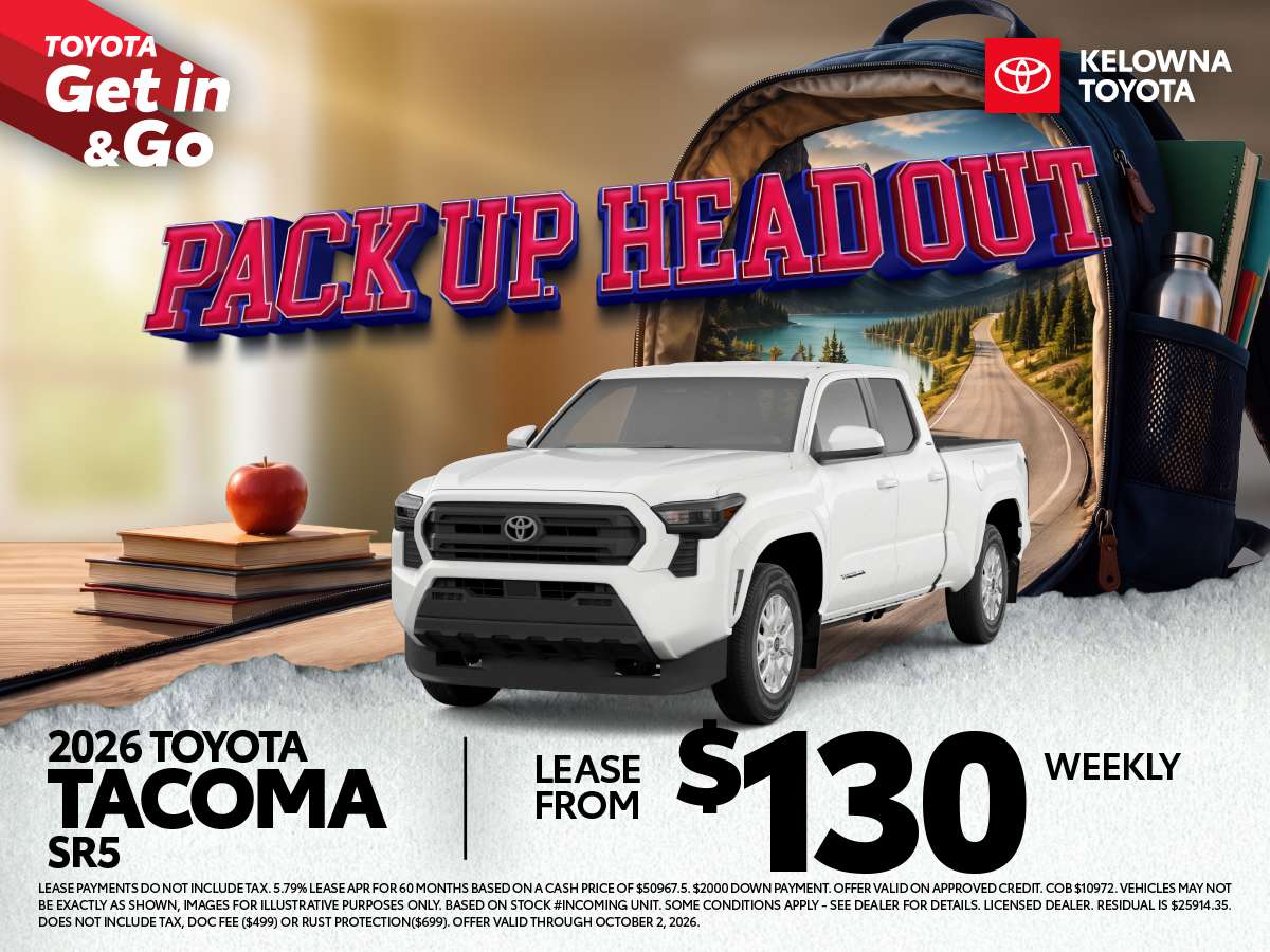 Tacoma September Offer