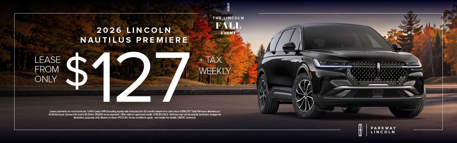 lincoln nautilus low payments waterloo