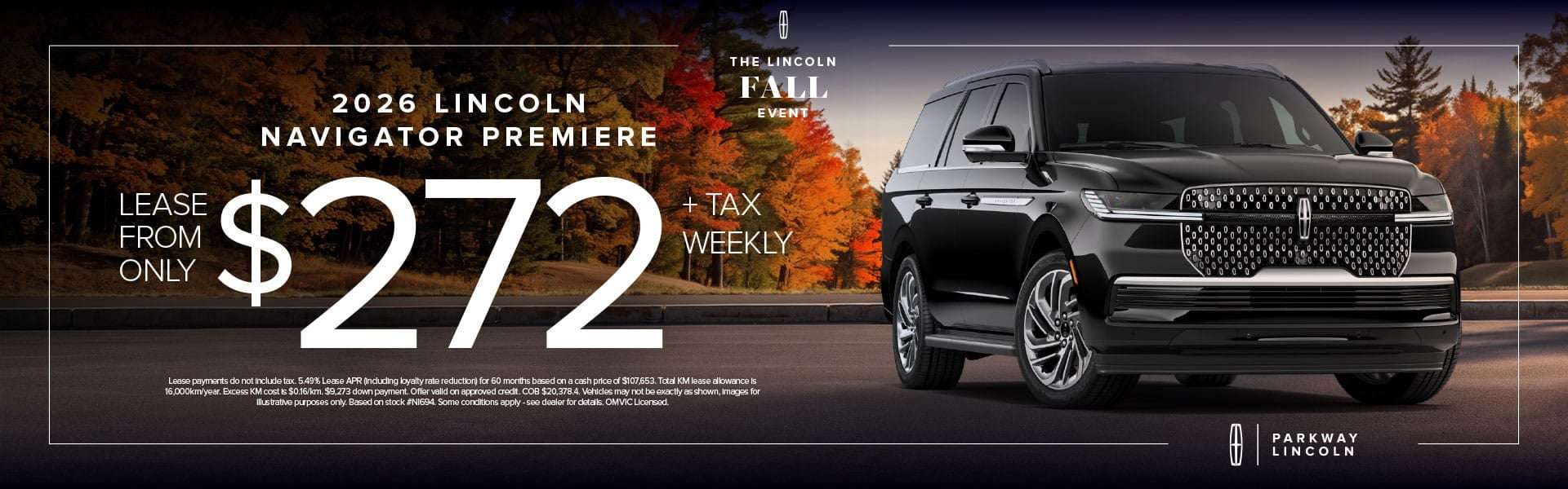 lincoln navigator low payments waterloo