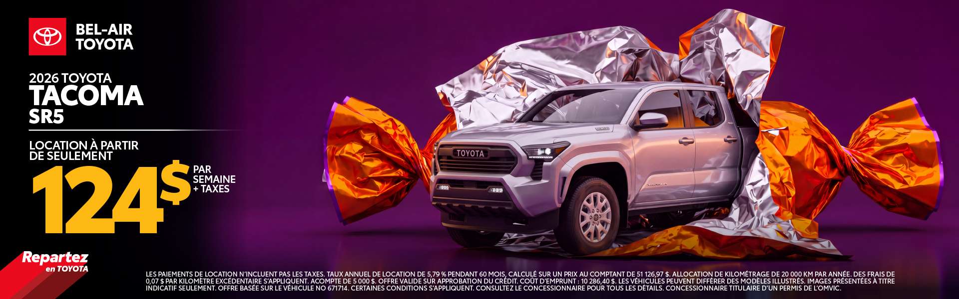 2026 Toyota Tacoma at Bel-Air Toyota