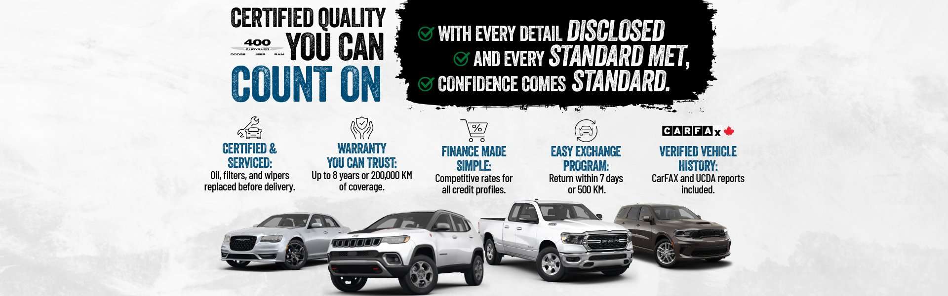 Certified Quality You Can Count On