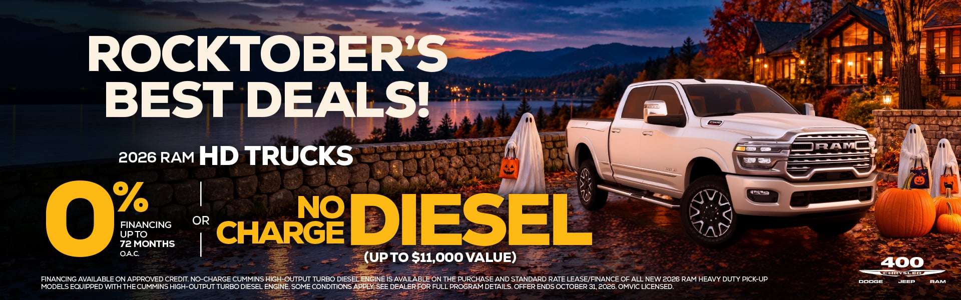 2026 HD Trucks0% Financing For Up To 72 Months O.A.C.* | No-Charge Diesel (Up To $11,000 Value)FREE Pumpkin With Every Test Drive!