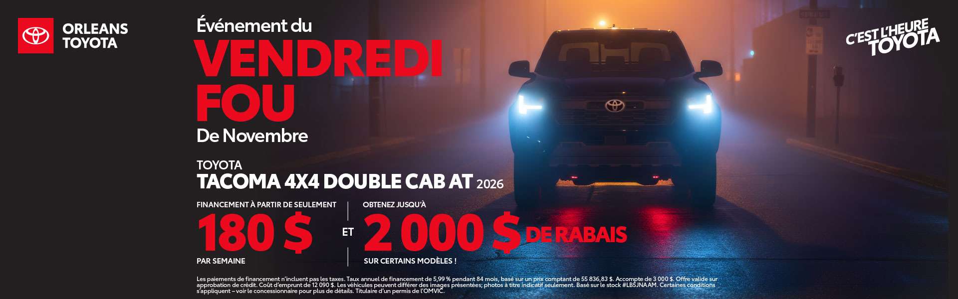 Toyota Tacoma at Orleans