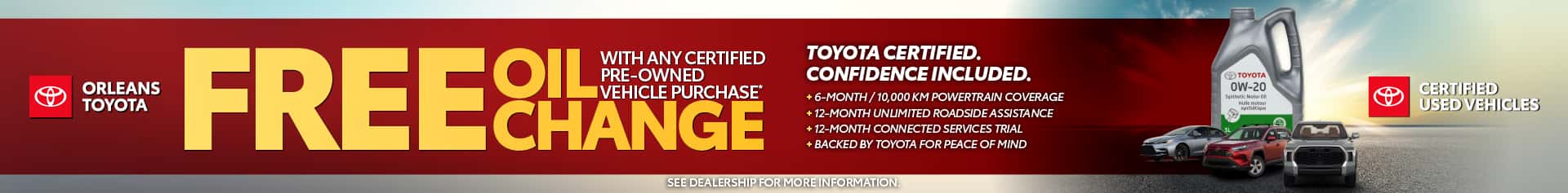 Shop Toyota Certified used Vehicles from Orleans Toyota