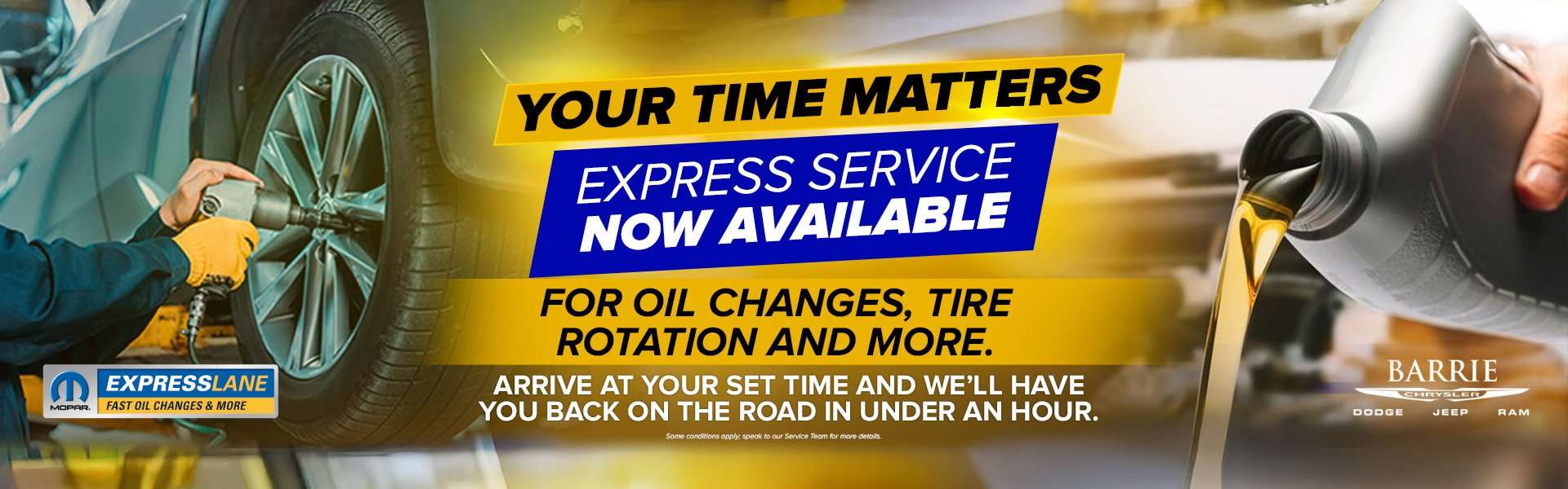 Express Service Now Available