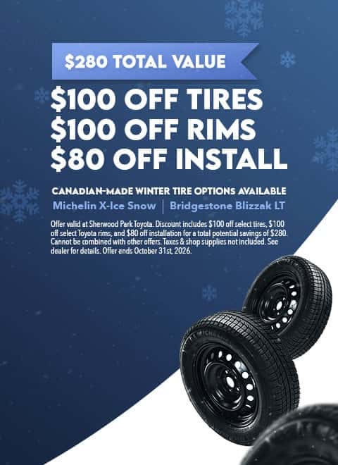 Tires Specials at Sherwood Park Toyota