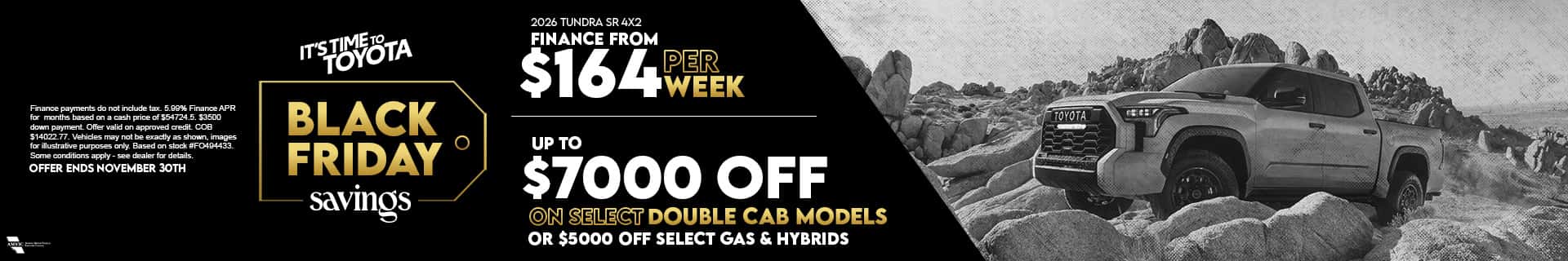 Get up to $7000 off on Tundra at Sherwood Park Toyota