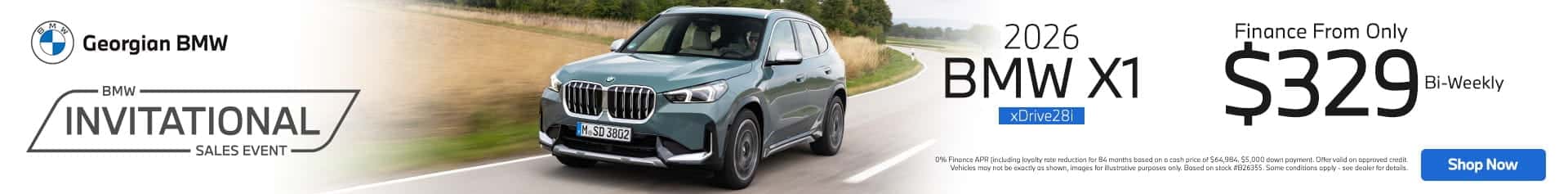 2026 BMW X1 Lease September