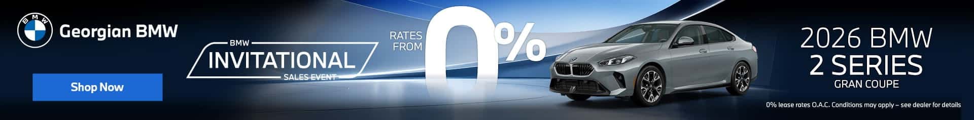 September 2026 BMW 2 series 0% rates