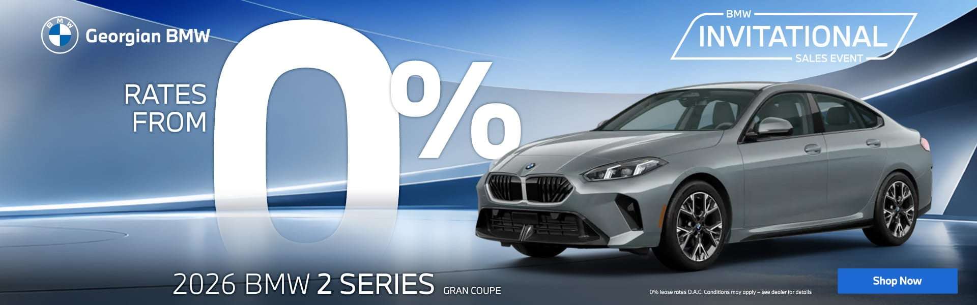 September 2026 BMW 2 series 0% rates