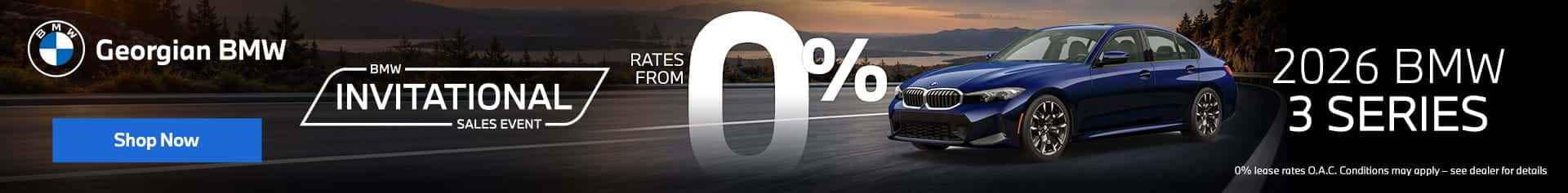 September 2026 BMW 3 series 0% rates