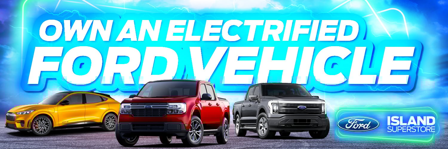 Island Ford Electrified Ford Mega Menu Banner