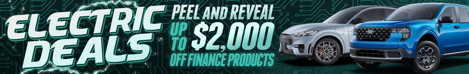 Island Ford Electric Deals Event Banner