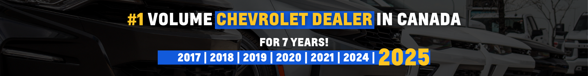 Canada's #1 Standalone Chevrolet Volume Dealership