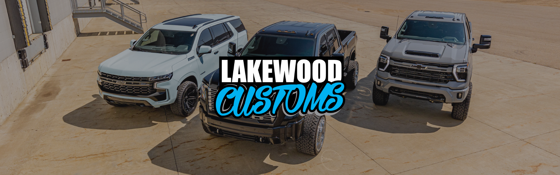 3 modified vehicles by Lakewood Customs