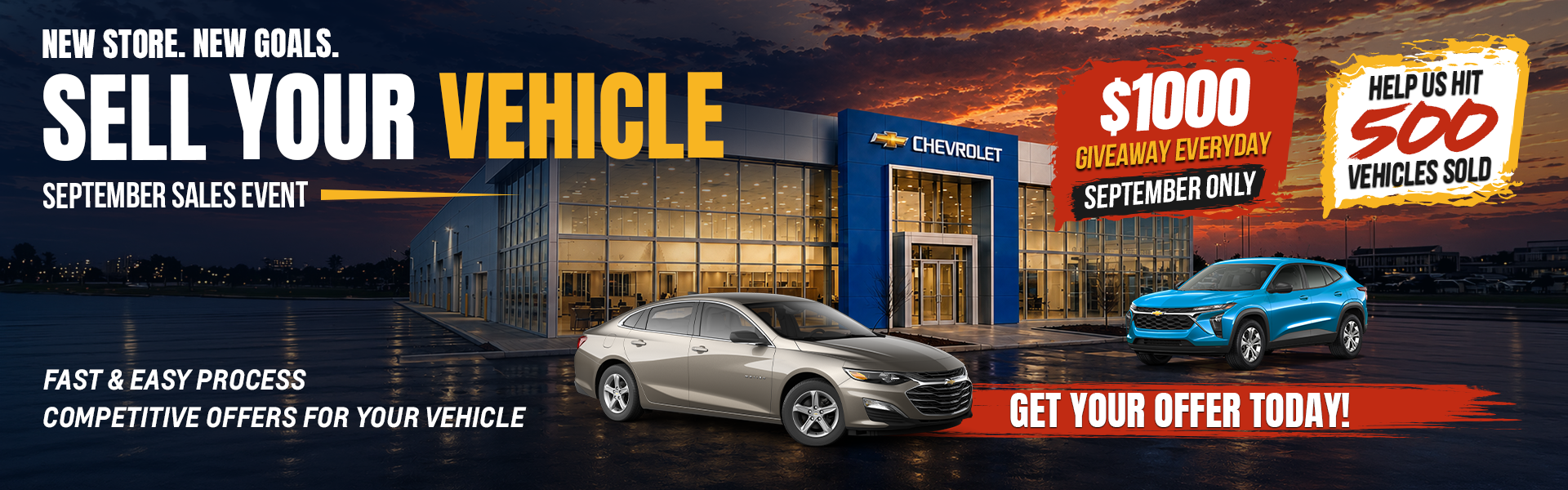 Lakewood Chevrolet — Sell Your Vehicle hero image, recommended 1800x760px