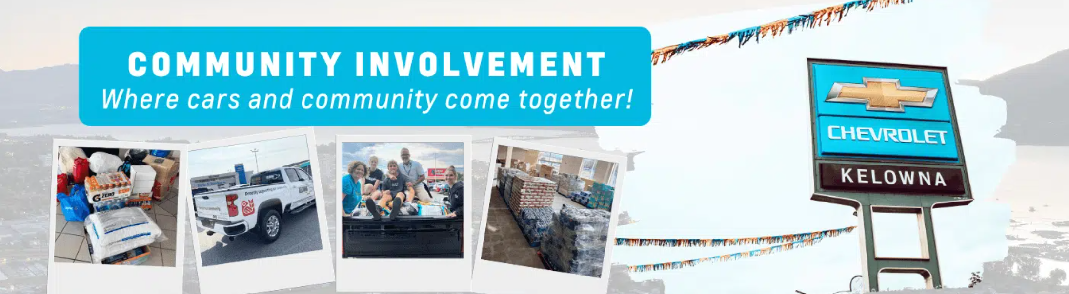 Kelowna Chevrolet community sponsorship program supporting local events and organizations