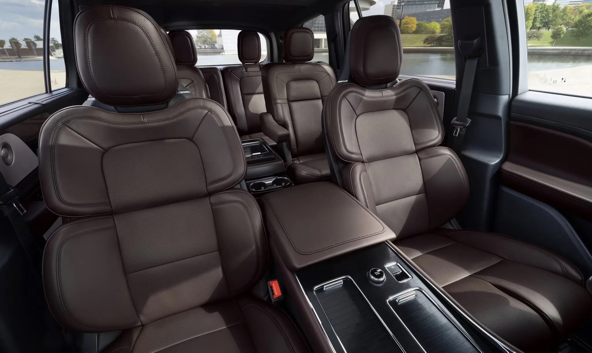 2026 Lincoln Aviator premium leather front seats luxury interior craftsmanship
