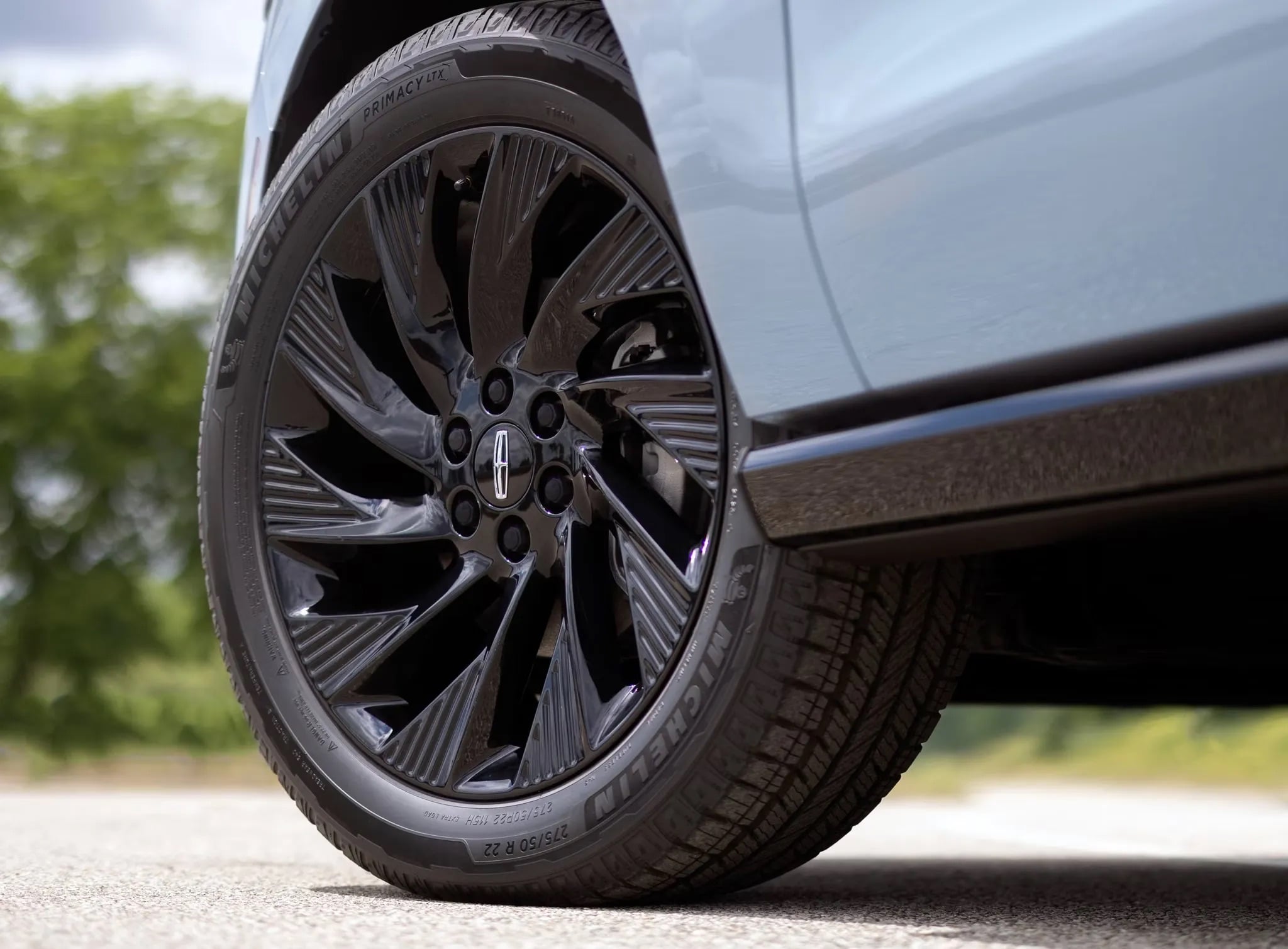 2026 Lincoln Navigator black alloy wheel close up exterior detail