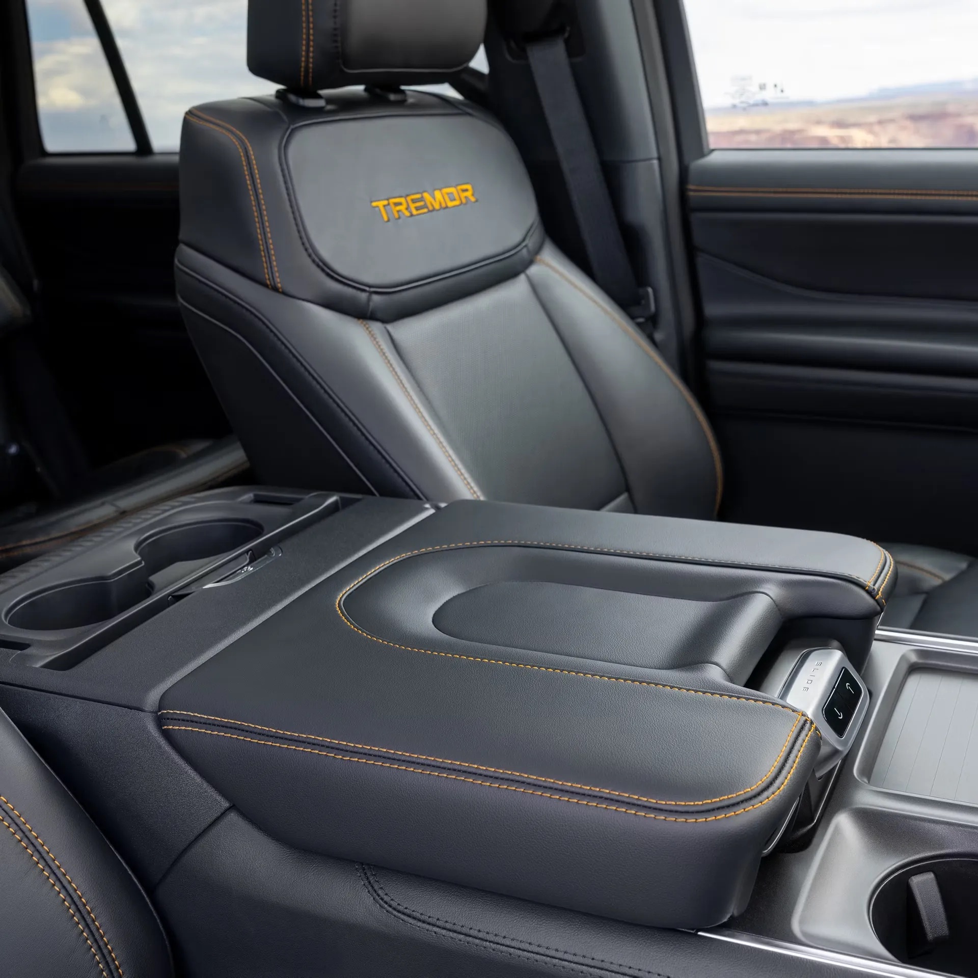 2026 Ford Expedition Tremor interior featuring rugged design elements, durable materials, and advanced technology for off-road adventures.