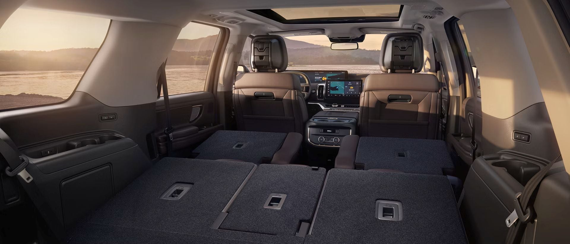 2027 Ford Expedition with folding third-row seats for optimal storage