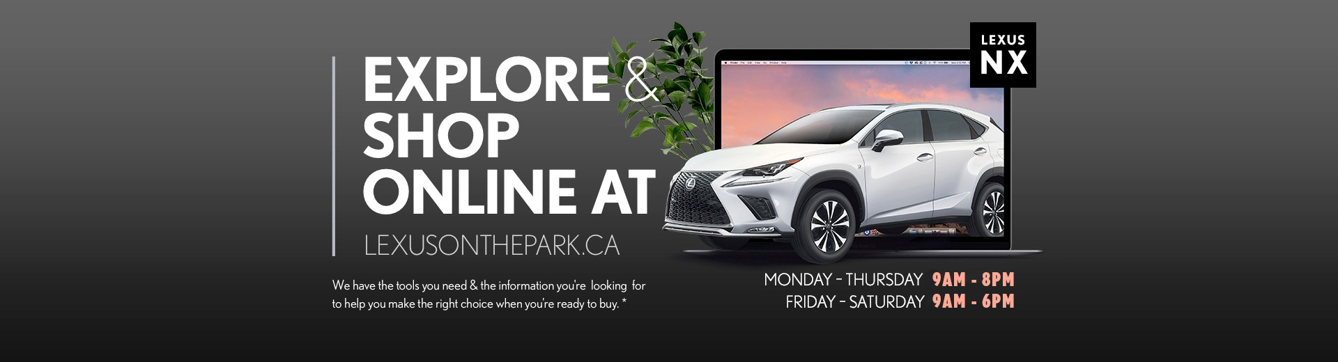 New & Used Lexus Car and SUV Dealer Toronto Lexus On The Park