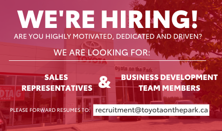 Employment Opportunities | Toyota On The Park