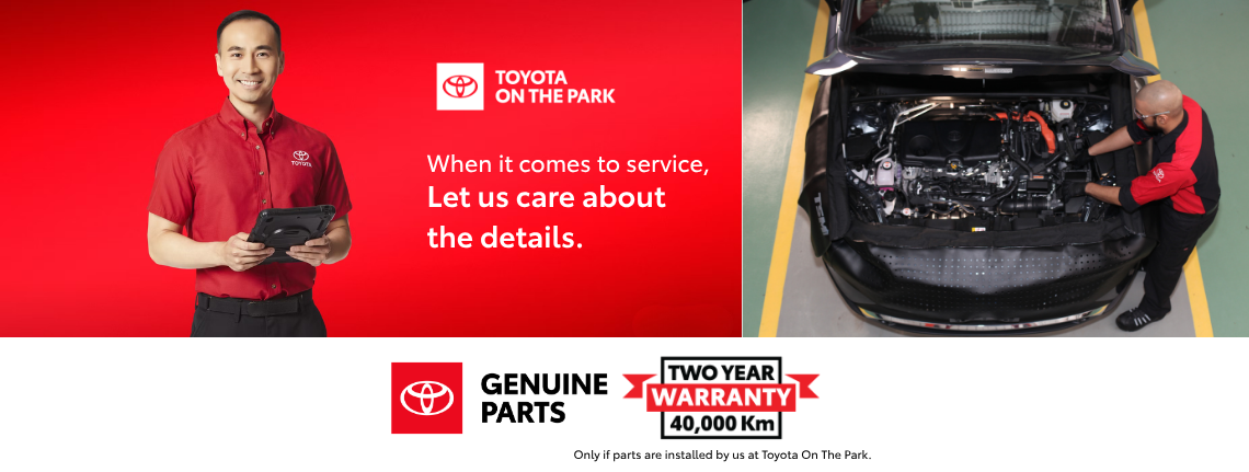 Toyota On The Park | Service Centre