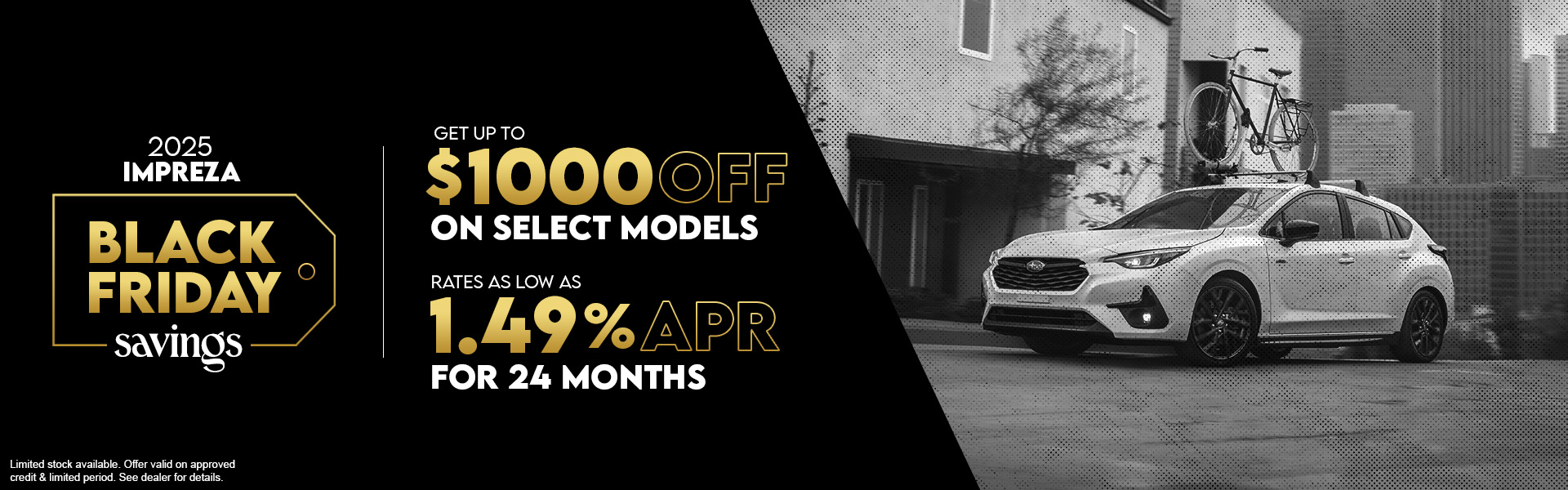 Subaru Impreza Saskatoon Black Friday Offer 