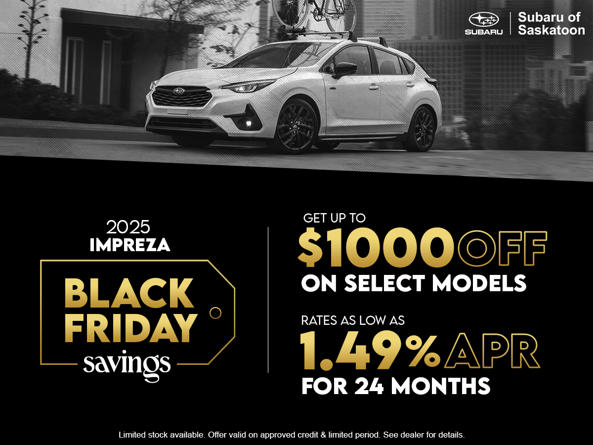 Subaru line‑up Black Friday promotion