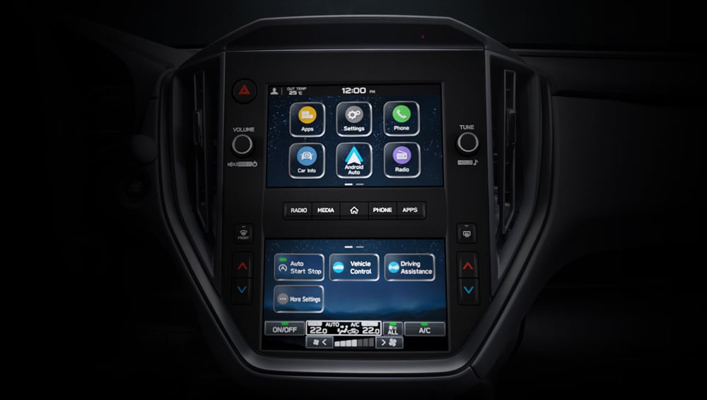 2026-Crosstrek-Interior-Dual_7-inch_Infotainment_System_MySubaru