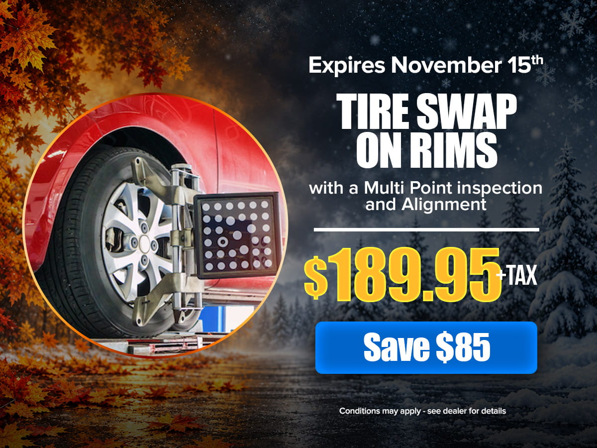 Richmond Hill Tire swap specials early bird tire swap