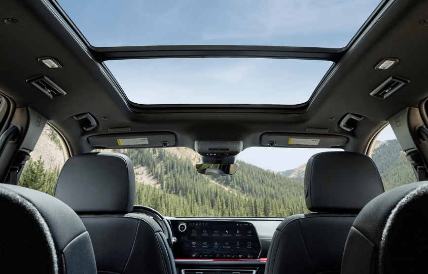 2026 Chevrolet traverse interior sunroof