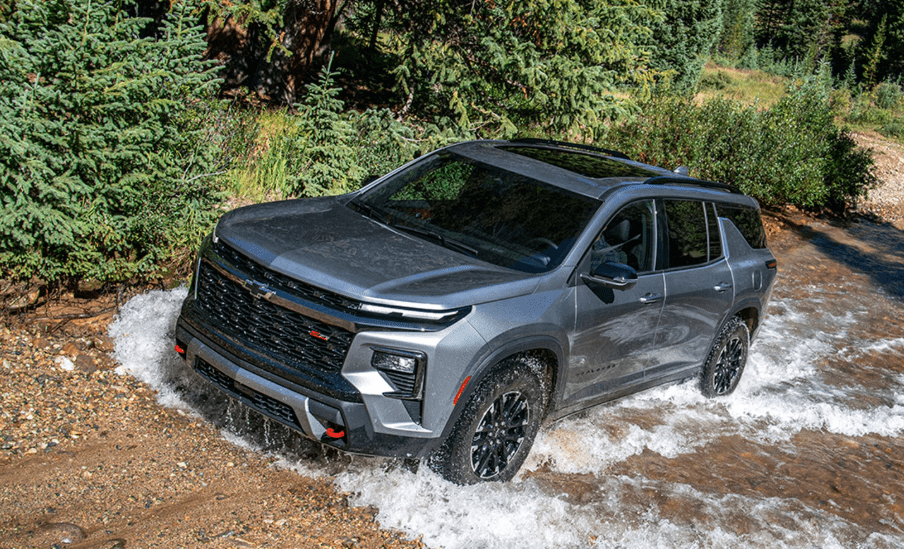 2026 Chevrolet traverse grey exterior offroad