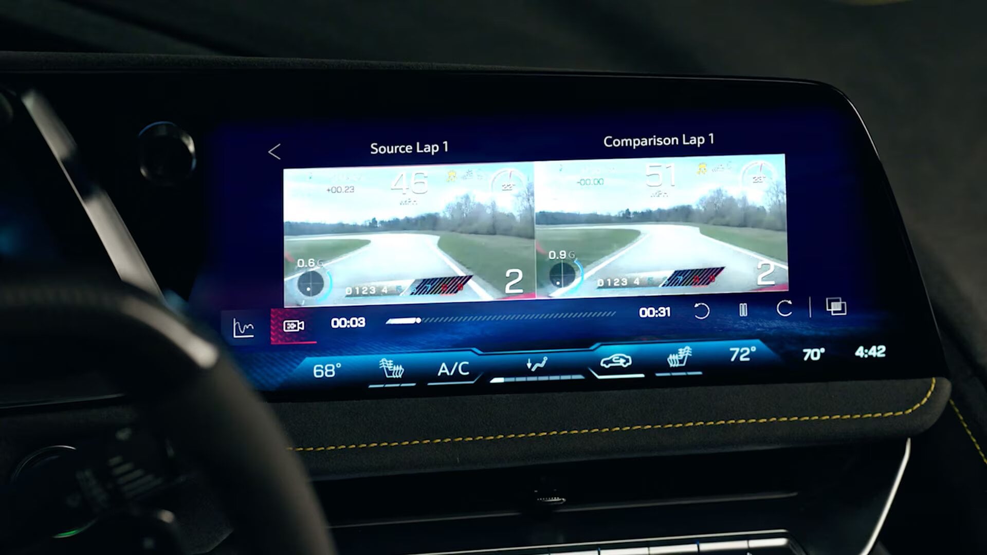 2026 corvette grand sport driver technology interior