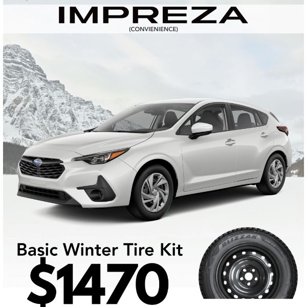 Subaru Impreza Winter Tire Kit