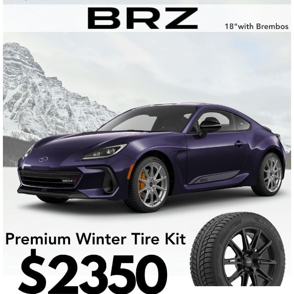 Subaru BRZ Winter Tire Kit