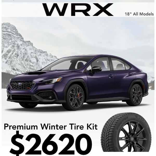 Subaru WRX Winter Tire Kit