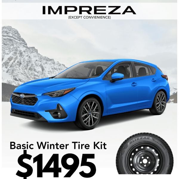 Subaru Impreza Basic Winter Tire Kit