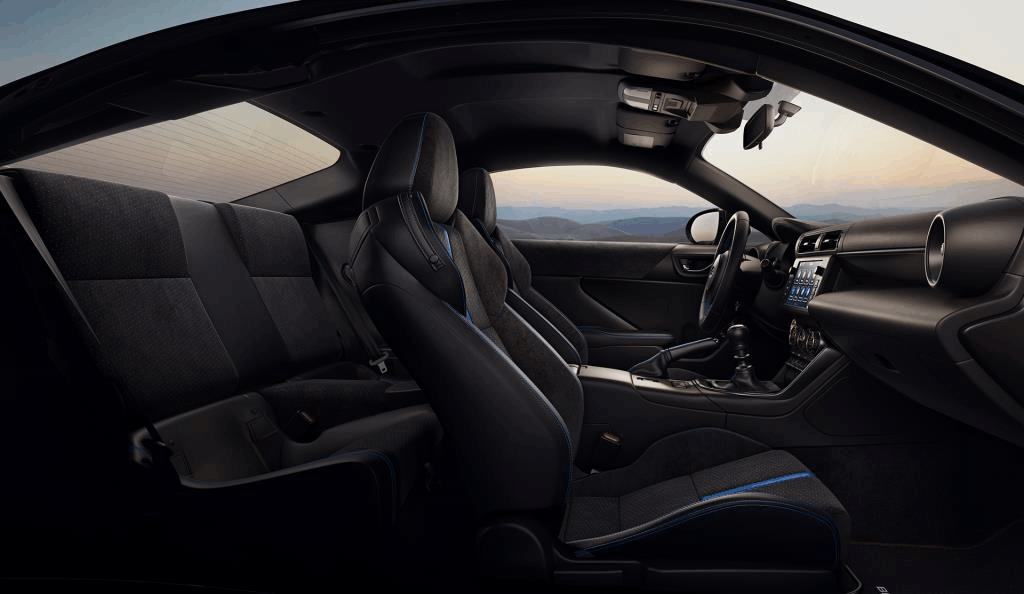 2026 Subaru BRZ interior all black 5 seats