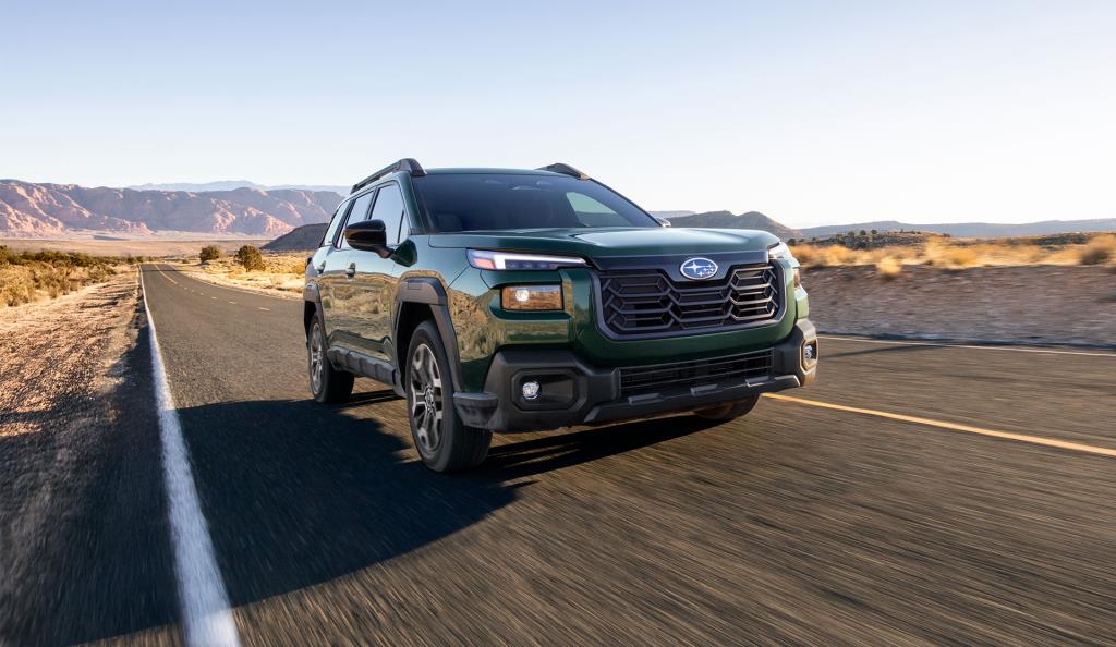2026 Subaru Outback Green Exterior road