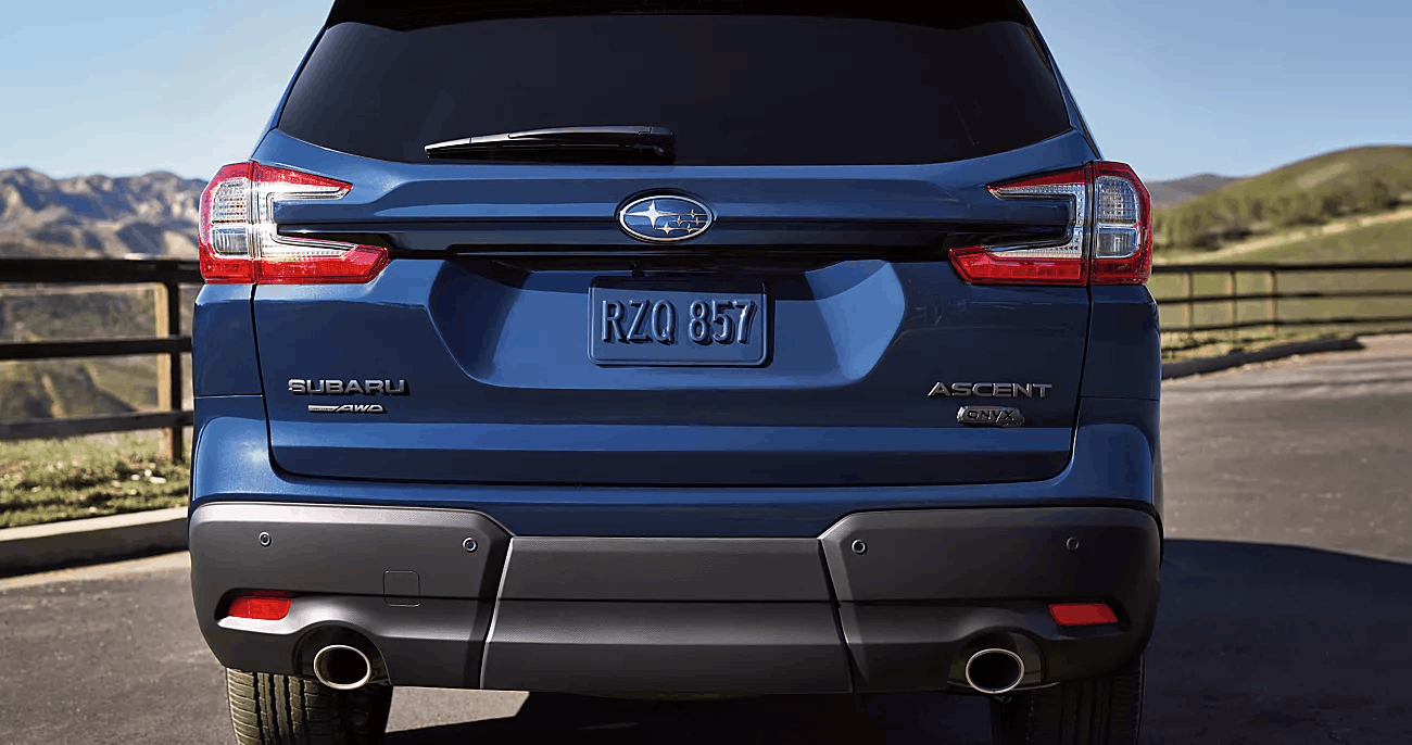 2026 Subaru Ascent blue exterior black