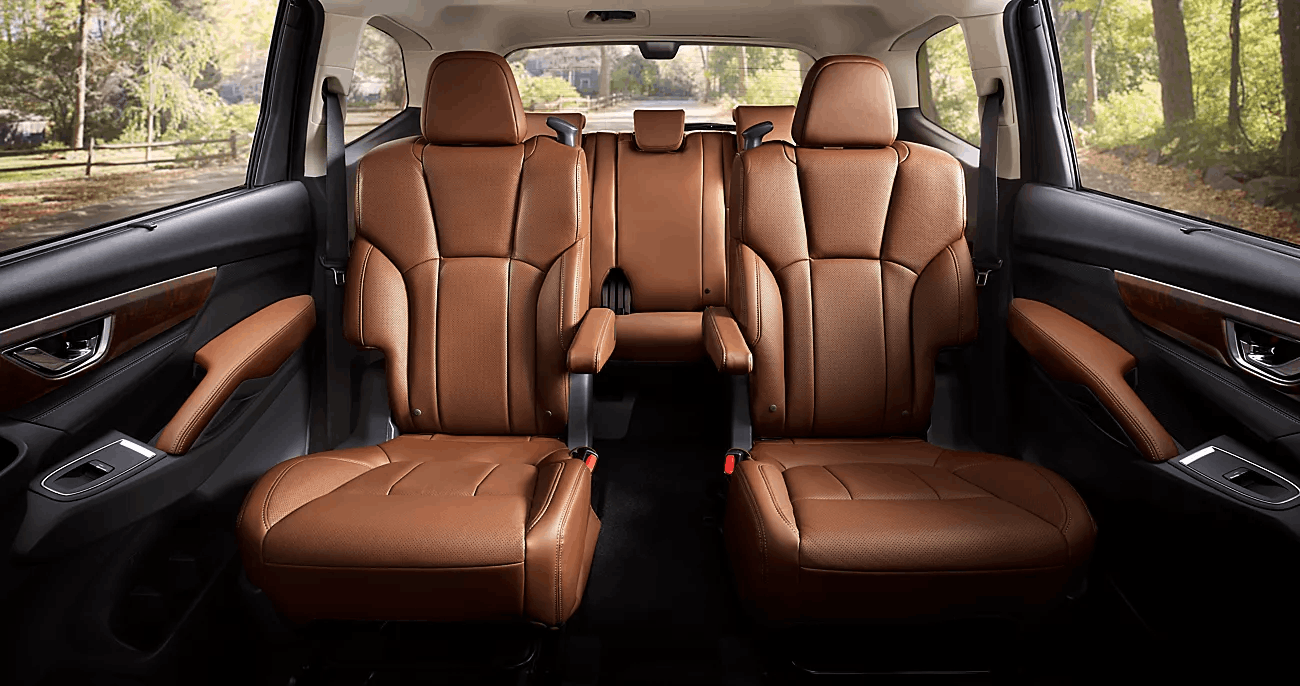 2026 subaru ascent brown leather interior