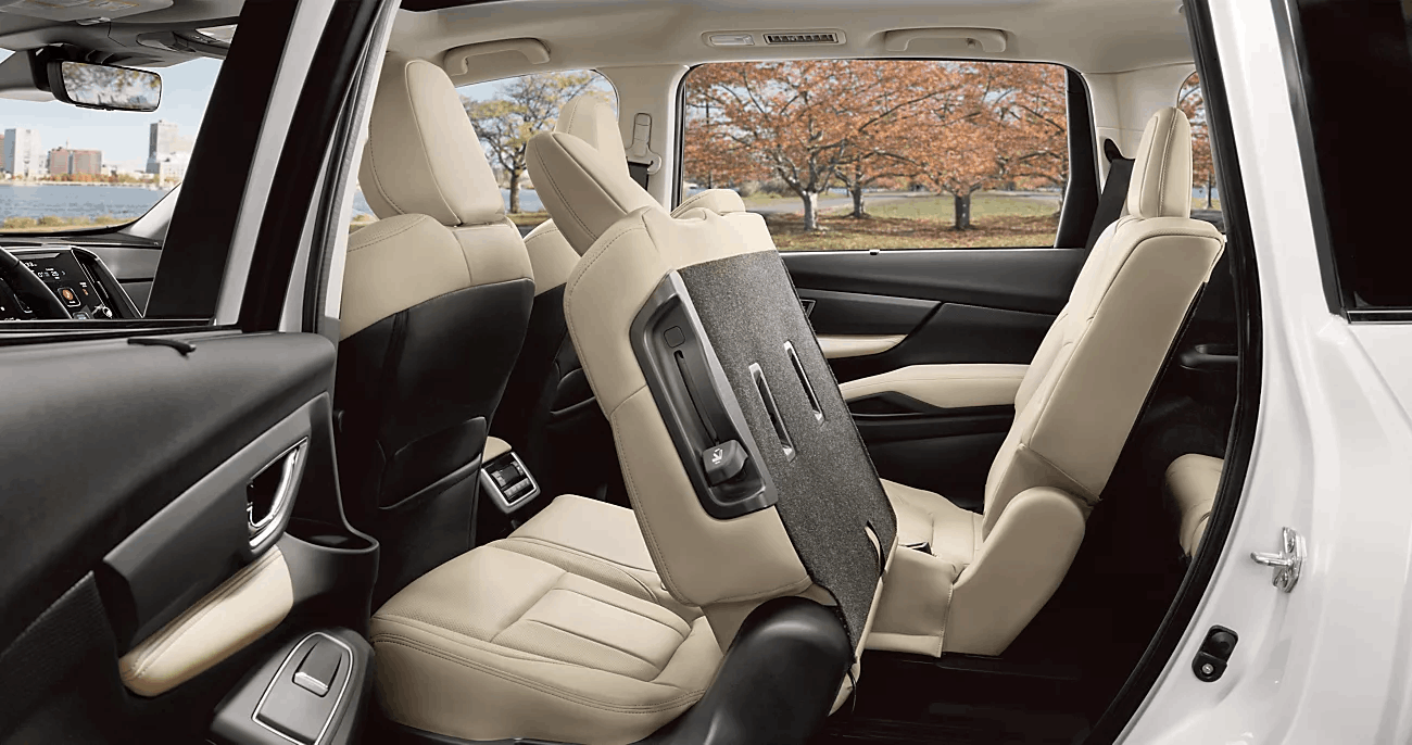 2026 Subaru Ascent interior 3 row folding seats